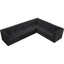  Manufacturer Color_Black -- Meridian Tuft Fabric 6 pc Sectional IMAGE 7