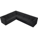  Manufacturer Color_Black -- Meridian Tuft Fabric 6 pc Sectional IMAGE 8