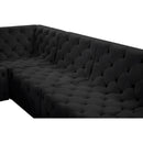  Manufacturer Color_Black -- Meridian Tuft Fabric 6 pc Sectional IMAGE 10