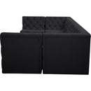 Manufacturer Color_Black -- Meridian Tuft Fabric 6 pc Sectional IMAGE 6