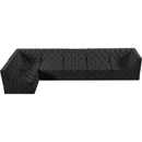  Manufacturer Color_Black -- Meridian Tuft Fabric 6 pc Sectional IMAGE 10