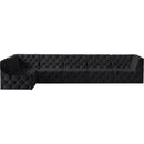  Manufacturer Color_Black -- Meridian Tuft Fabric 6 pc Sectional IMAGE 8