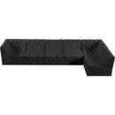  Manufacturer Color_Black -- Meridian Tuft Fabric 6 pc Sectional IMAGE 9