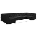  Manufacturer Color_Black -- Meridian Tuft Fabric 7 pc Sectional IMAGE 15
