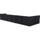  Manufacturer Color_Black -- Meridian Tuft Fabric 7 pc Sectional IMAGE 6