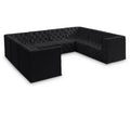  Manufacturer Color_Black -- Meridian Tuft Fabric 8 pc Sectional IMAGE 1