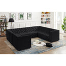  Manufacturer Color_Black -- Meridian Tuft Fabric 8 pc Sectional IMAGE 2