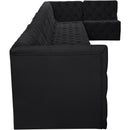  Manufacturer Color_Black -- Meridian Tuft Fabric 8 pc Sectional IMAGE 11