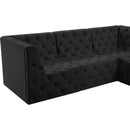  Manufacturer Color_Black -- Meridian Tuft Fabric 8 pc Sectional IMAGE 15
