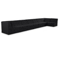  Manufacturer Color_Black -- Meridian Tuft Fabric 8 pc Sectional IMAGE 1