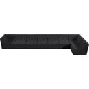 Manufacturer Color_Black -- Meridian Tuft Fabric 8 pc Sectional IMAGE 8