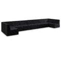  Manufacturer Color_Black -- Meridian Tuft Fabric 9 pc Sectional IMAGE 1