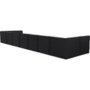  Manufacturer Color_Black -- Meridian Tuft Fabric 9 pc Sectional IMAGE 3
