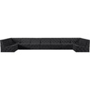  Manufacturer Color_Black -- Meridian Tuft Fabric 9 pc Sectional IMAGE 5