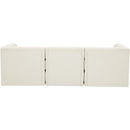 Meridian Tuft Cream Velvet Modular Sofa IMAGE 4