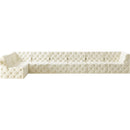  Manufacturer Color_Cream -- Tuft 186" Cream Velvet Upholstered 7 pc Modular Sectional IMAGE 8