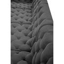  Manufacturer Color_Grey -- Tuft 99" Grey Velvet Upholstered 4 pc Modular Sectional IMAGE 16