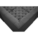 Manufacturer Color_Grey -- Tuft 99" Grey Velvet Upholstered 4 pc Modular Sectional IMAGE 17