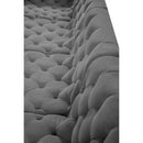  Manufacturer Color_Grey -- Tuft 157" Grey Velvet Upholstered 7 pc Modular Sectional IMAGE 11