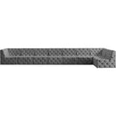  Manufacturer Color_Grey -- Tuft 215" Grey Velvet Upholstered 8 pc Modular Sectional IMAGE 10