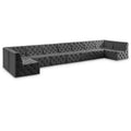  Manufacturer Color_Grey -- Tuft 215" Grey Velvet Upholstered 9 pc Modular Sectional IMAGE 1