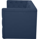  Manufacturer Color_Navy -- Tuft 70" Navy Velvet Upholstered 2 pc Modular Loveseat IMAGE 6