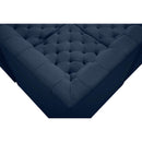  Manufacturer Color_Navy -- Tuft 99" Navy Velvet Upholstered 4 pc Modular Sectional IMAGE 17