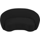  Manufacturer Color_Black -- Meridian Hyde Stationary Fabric Loveseat IMAGE 6