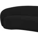  Manufacturer Color_Black -- Meridian Hyde Stationary Fabric Loveseat IMAGE 9