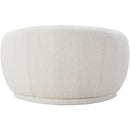  Manufacturer Color_Cream -- Hyde Cream Boucle Fabric Upholstered Chair IMAGE 3