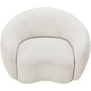  Manufacturer Color_Cream -- Hyde Cream Boucle Fabric Upholstered Chair IMAGE 5