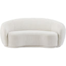  Manufacturer Color_Cream -- Hyde 64" Cream Boucle Fabric Upholstered Loveseat IMAGE 5
