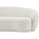  Manufacturer Color_Cream -- Hyde 64" Cream Boucle Fabric Upholstered Loveseat IMAGE 8