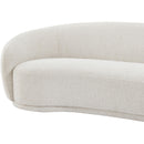  Manufacturer Color_Cream -- Hyde 64" Cream Boucle Fabric Upholstered Loveseat IMAGE 9