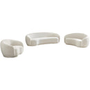  Manufacturer Color_Cream -- Hyde 89.5" Cream Boucle Fabric Upholstered Sofa IMAGE 12