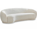 Manufacturer Color_Cream -- Hyde 89.5" Cream Boucle Fabric Upholstered Sofa IMAGE 1