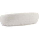  Manufacturer Color_Cream -- Hyde 89.5" Cream Boucle Fabric Upholstered Sofa IMAGE 4