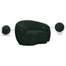  Manufacturer Color_Green -- Hyde Green Boucle Fabric Upholstered Chair IMAGE 14