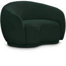  Manufacturer Color_Green -- Hyde Green Boucle Fabric Upholstered Chair IMAGE 1