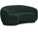  Manufacturer Color_Green -- Hyde 64" Green Boucle Fabric Upholstered Loveseat IMAGE 1