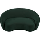  Manufacturer Color_Green -- Hyde 64" Green Boucle Fabric Upholstered Loveseat IMAGE 6