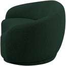  Manufacturer Color_Green -- Hyde 64" Green Boucle Fabric Upholstered Loveseat IMAGE 7