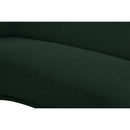  Manufacturer Color_Green -- Hyde 89.5" Green Boucle Fabric Upholstered Sofa IMAGE 10