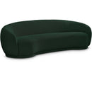  Manufacturer Color_Green -- Hyde 89.5" Green Boucle Fabric Upholstered Sofa IMAGE 1