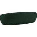  Manufacturer Color_Green -- Hyde 89.5" Green Boucle Fabric Upholstered Sofa IMAGE 4
