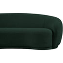  Manufacturer Color_Green -- Hyde 89.5" Green Boucle Fabric Upholstered Sofa IMAGE 8