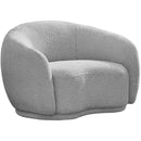 Meridian Hyde Stationary Fabric Chair 693Grey-C IMAGE 1