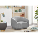  Manufacturer Color_Grey -- Hyde Grey Boucle Fabric Upholstered Chair IMAGE 2