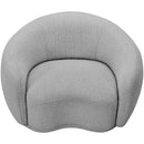  Manufacturer Color_Grey -- Hyde Grey Boucle Fabric Upholstered Chair IMAGE 5