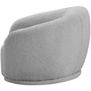  Manufacturer Color_Grey -- Hyde Grey Boucle Fabric Upholstered Chair IMAGE 6